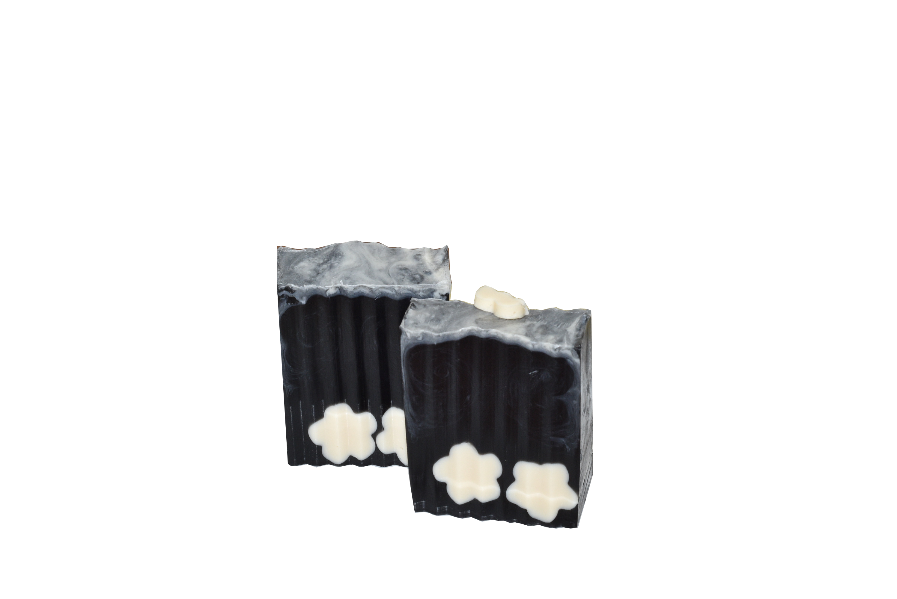 Activated Charcoal & Rhasool Clay Soap with Tea Tree and Orange Essential Oils